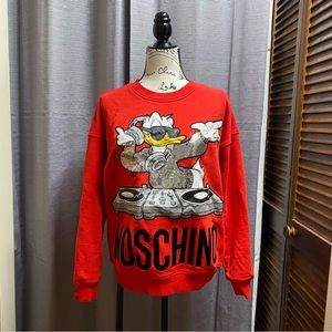 AUTHENTIC Moschino H&M Disney Crewneck